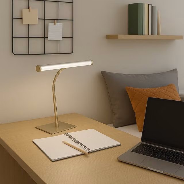 Eglo Riccione LED Tuneable White Adjustable Desk Lamp in Black