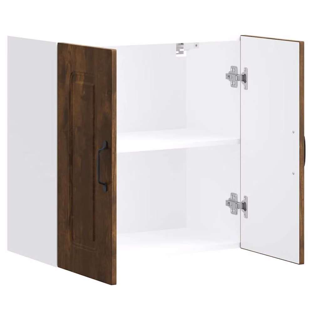 Berkfield Home Kalmar Kitchen Wall Cabinet in Smoked Oak Brown, W/D/H: 60.0 x 31.0 x 60.0 cm – 5