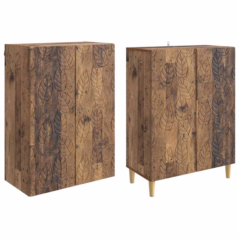 Berkfield Home Modern 2-Piece Cabinet Set in Brown Engineered Wood – 3