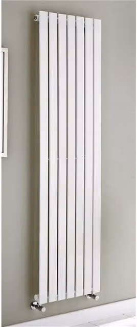 Clifton White Vertical Single Panel Radiator H 160 cm x W 55 cm