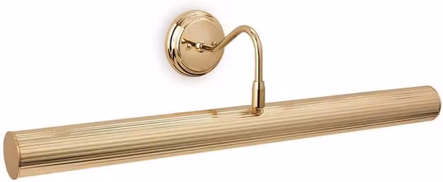 Firstlight Reeded 4 Light Picture Wall Light in Polished Brass with E14 Bulbs