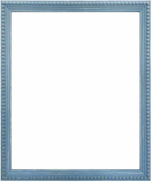 Frames & Mirrors 4U Crown Bobbin Wooden Picture Frame in Blue, 50.8 x 50.8 cm