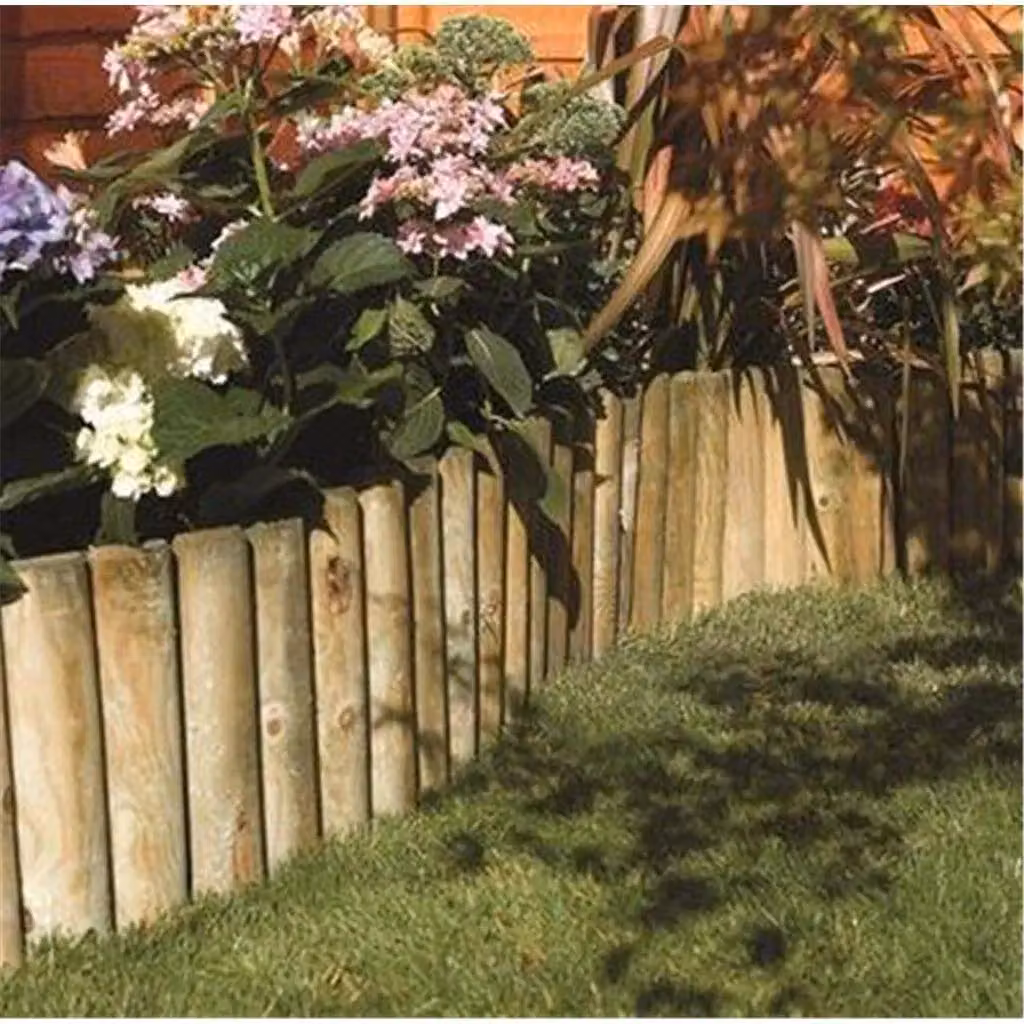 Cheshire Spiked Border Roll in Light Oak, 4 Pack (5.9ft Each) – 2