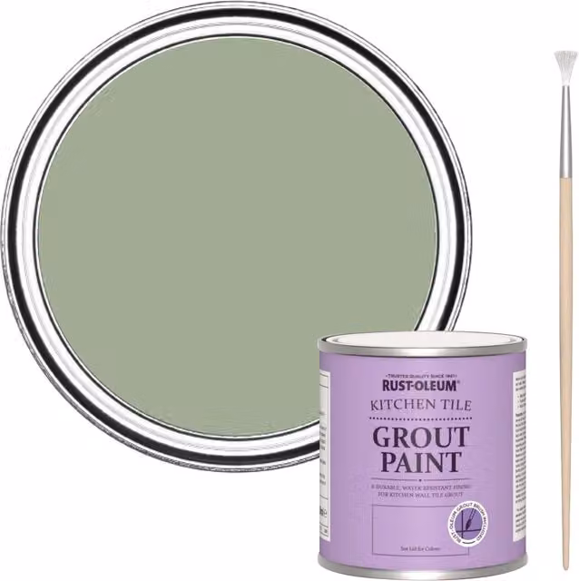 Rust-Oleum Kitchen Grout Paint Bramwell Green 250ml