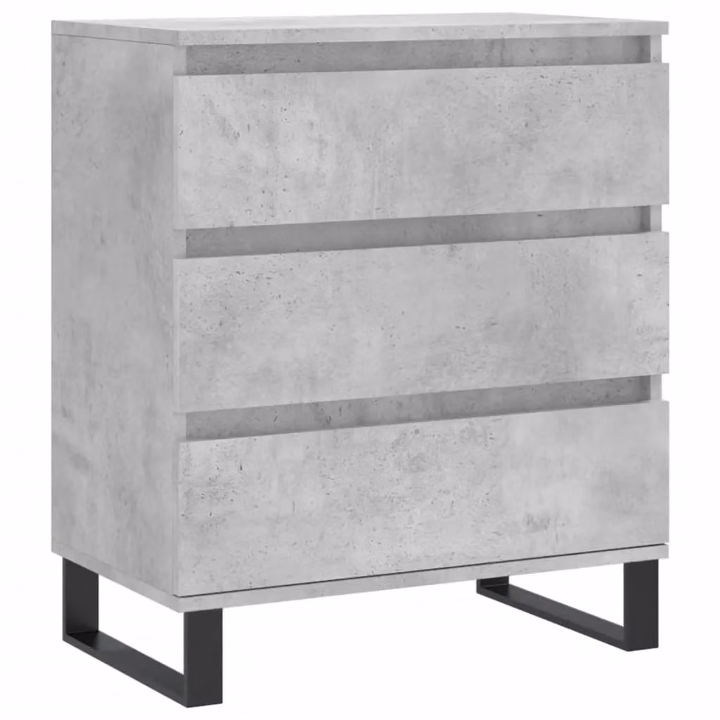 Berkfield Home Industrial Sideboard in Concrete Grey, W/D/H: 60 x 35 x 70 cm – 2