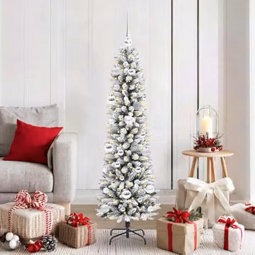 vidaXL Artificial White Christmas Tree, Height: 150 cm – 2