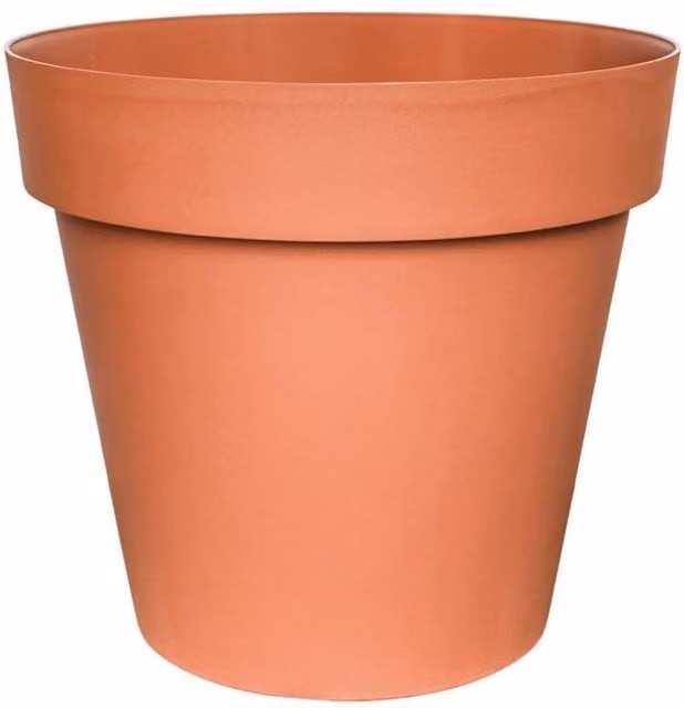 Lemon Pavilion Furniture and Decor Cleo Planter Tub, Terracotta Orange, W: 40 cm, D: 40 cm, H: 35.5 cm – 1
