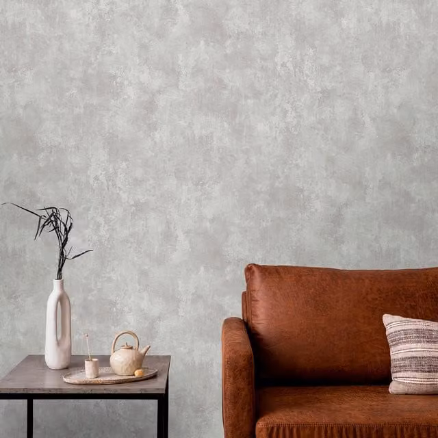 Grandeco Concreto Textured Grey Industrial Abstract Wallpaper