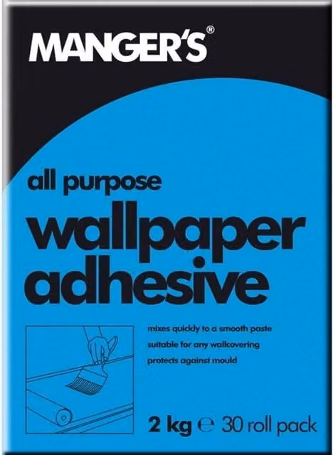 Mangers Ready Mixed All Purpose Wallpaper Adhesive - Blue