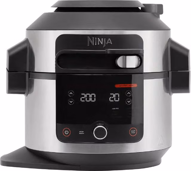 Ninja Foodi 11-in-1 SmartLid Multi-Cooker 6L OL550UK, Silver
