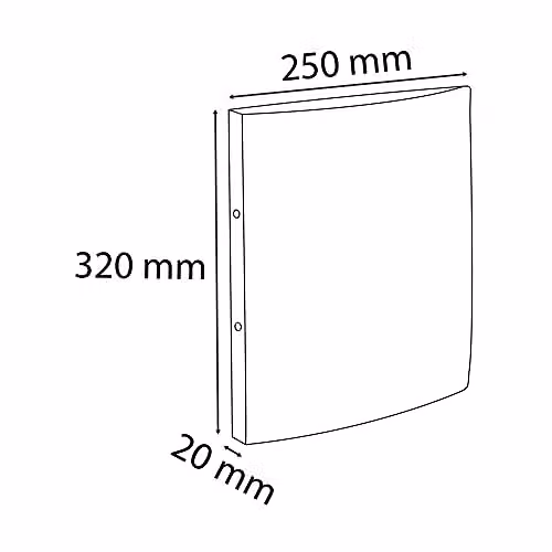 Exacompta A4 2-Ring Binder in Lime Green Glossy Card – 2