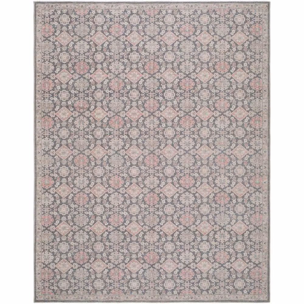 Livabliss Patrica Rodi Aurora Grey Machine Woven Rectangular Rug, W: 60 cm x L: 90 cm – 2