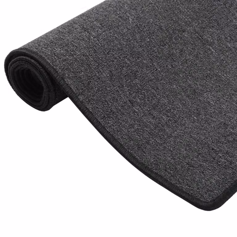 Berkfield Home Elegant Carpet Runner in Anthracite, W: 50 cm, L: 250 cm