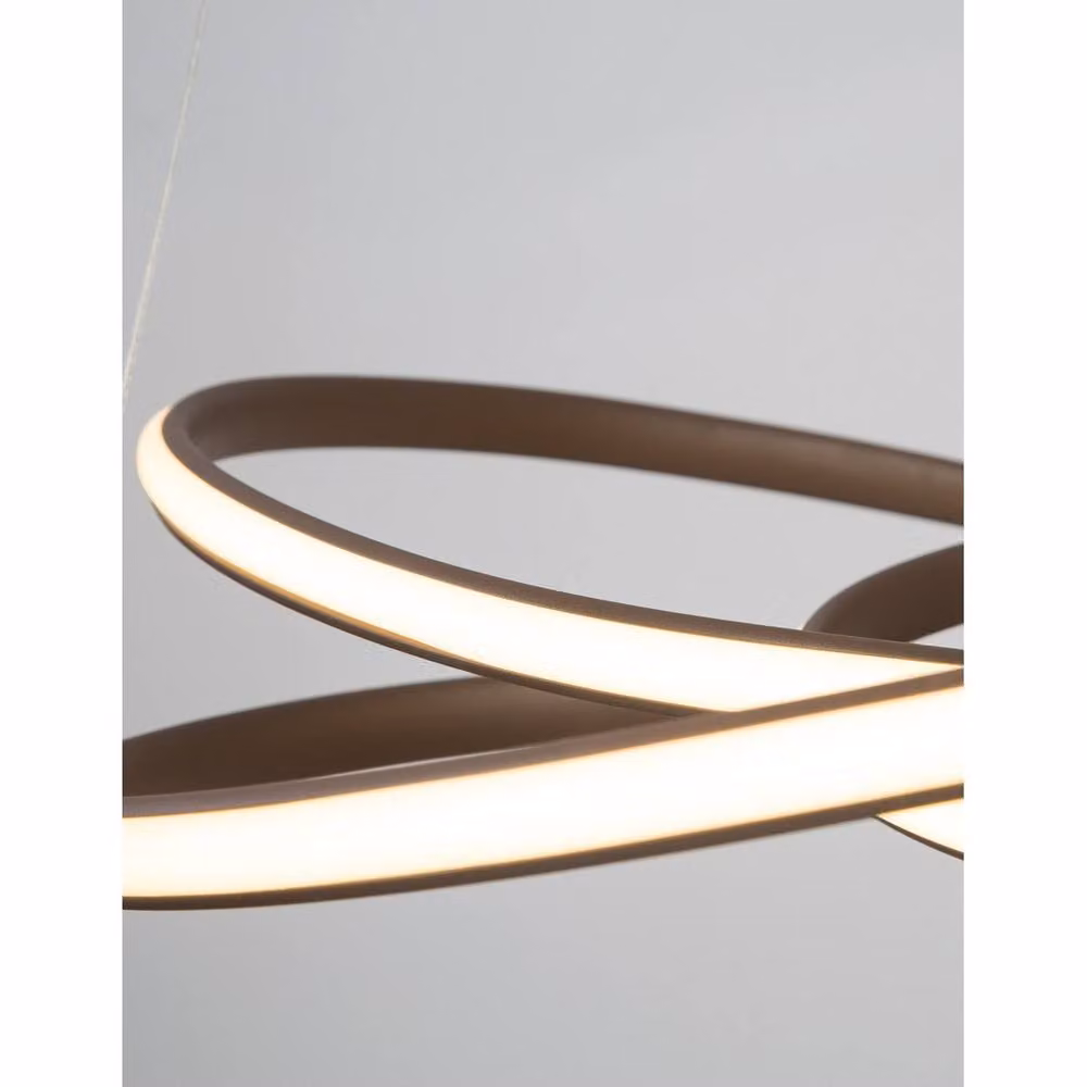 Netlighting Menton LED Pendant Light in Brown Aluminium, 43W, 3013Lm, 3000K – 2