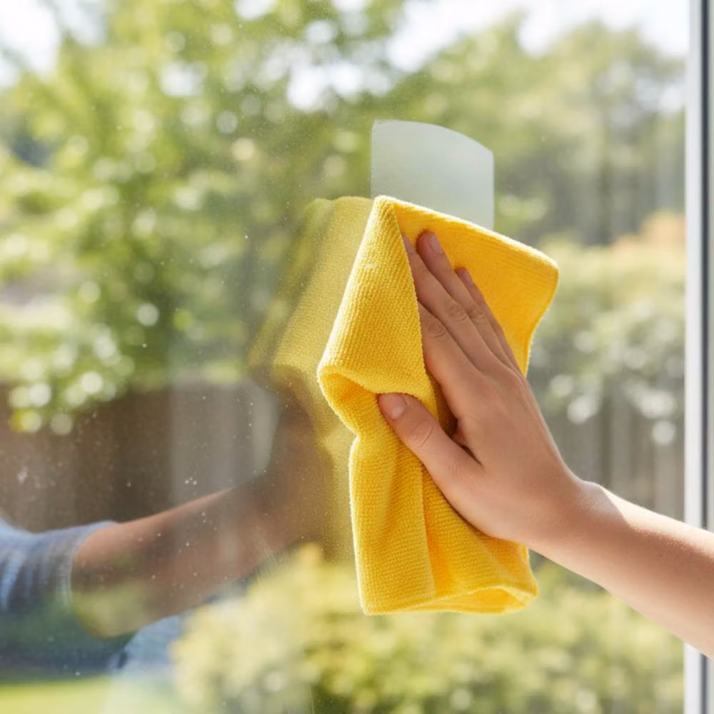 Bedsland 10-Pack Super Absorbent Reusable Microfiber Cleaning Cloths in Yellow – 3