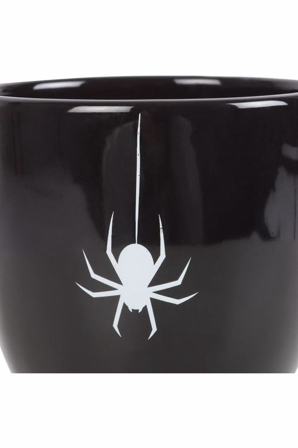 KDMD Gothic Black Spider Ceramic Teacup, 400ml – 2