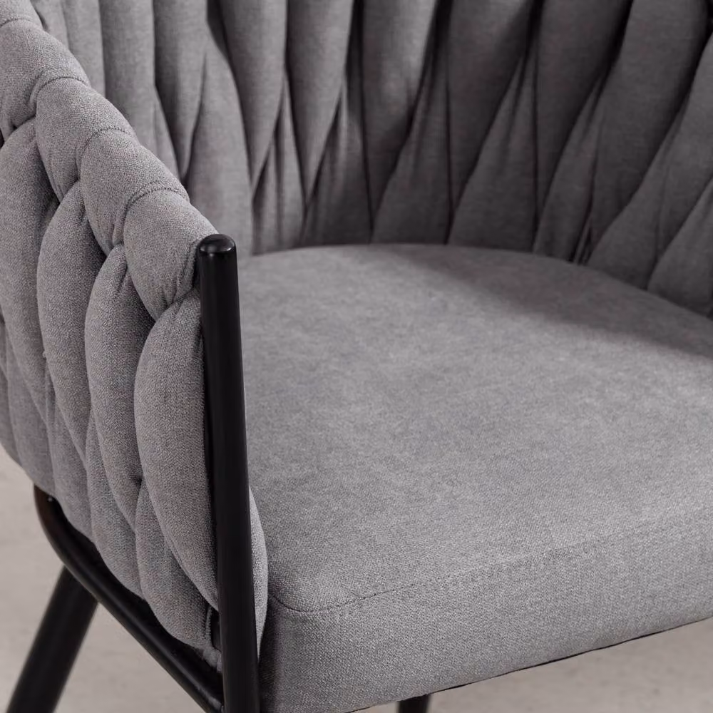 Artemis Home Aneta Fabric Accent Chairs, Set of 2, Grey – 2