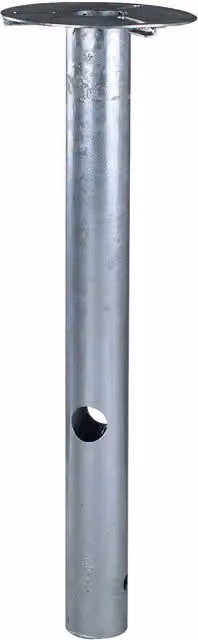 Nordlux Maritime Cylinder Outdoor Floor Accessory in Silver Galvanised Steel