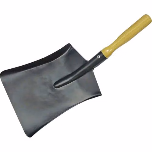 Faithfull Black Steel Coal Shovel with Wooden Handle – 1