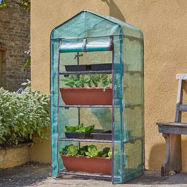 Smart Garden Classic Grozone 4 Tier Freestanding Steel Growing Aid in Multicolour