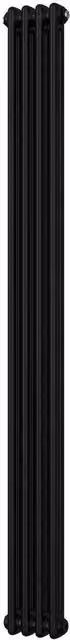 Alpha UK Radiators Black 2 Column Radiator