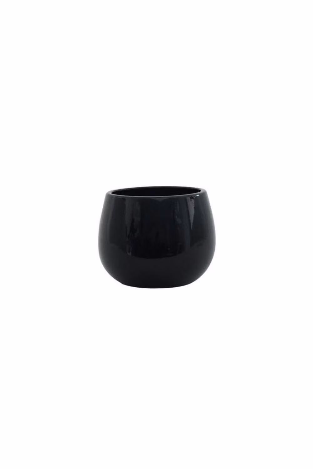 KDMD Hortus London Ceramic Tabletop Pot, Black, 3 Pack, W/D/H: 12 x 11 x 14 cm – 2