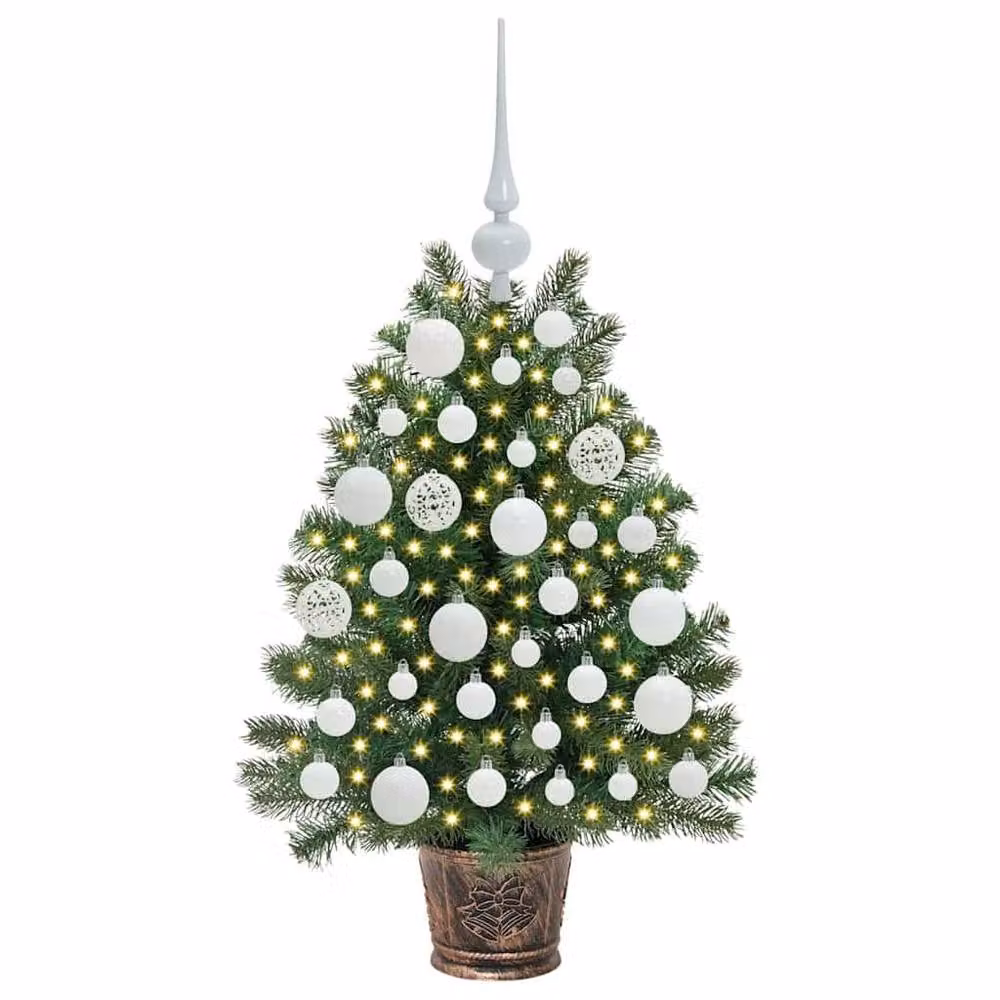 Berkfield Home Green Tabletop Artificial Christmas Tree with 150 LEDs, Height: 75 cm – 3