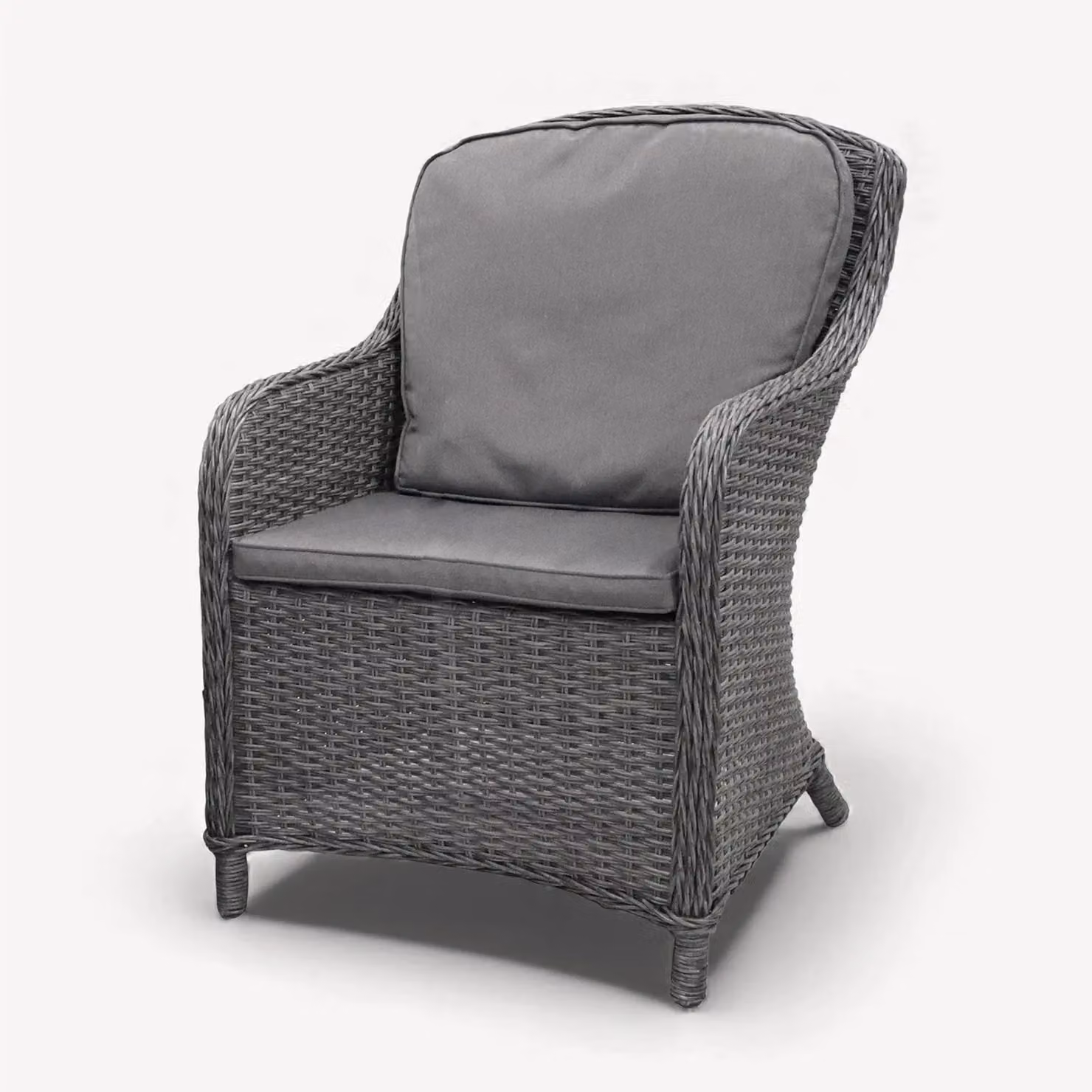 Royalcraft Paris 3-Piece Imperial 2 Seater Garden Companion Set in Grey – 3