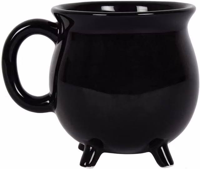 Something Different Black Cauldron Ceramic Mug