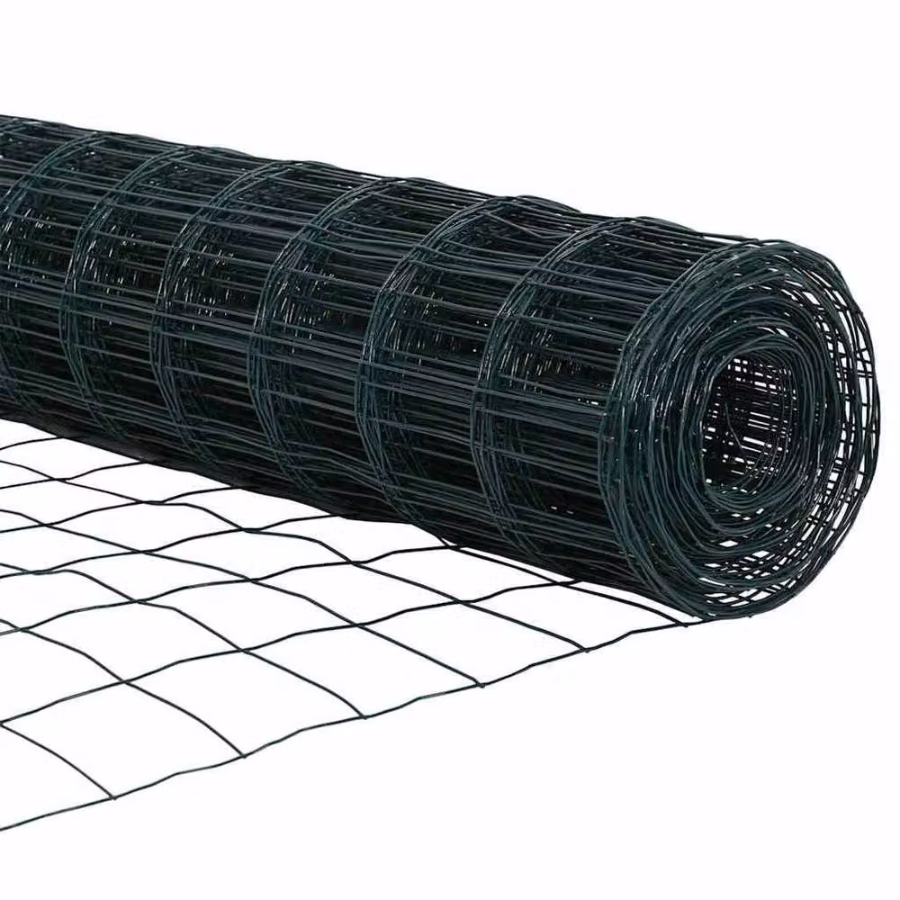 Berkfield Home Euro Fence with 13 Posts, Green Galvanised Steel, 0.8 x 25 m – 7