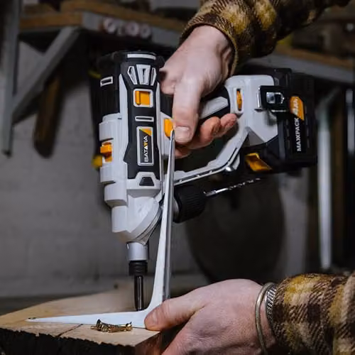 Batavia Maxxpack 18V Twin Cordless Drill Driver Set with 2 x 2.0Ah Batteries and Charger – 3