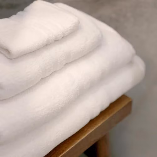 Nicola Spring Cotton Bath Sheets, Pack of 2, White and Anthracite, W/H: 160 x 90 cm – 3