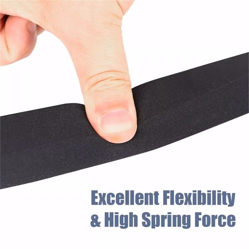Kelvenix Black Self-Adhesive Waterproof Rubber Foam Sealing Tape Roll, W/D/H: 12 x 12 x 4 mm, Length: 4 m – 3