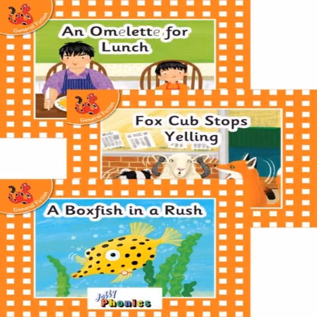 Jolly Phonics Orange Level Readers Set 6 by Louise Van-Pottelsberghe, Multicolour Paperback Books