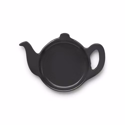 Zeal Teapot Shaped Melamine Tea Bag Tidy in Grey