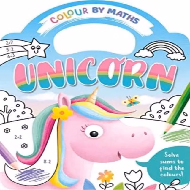 Igloo Books Ltd Colour By Maths: Unicorn Multicolour Paperback Book