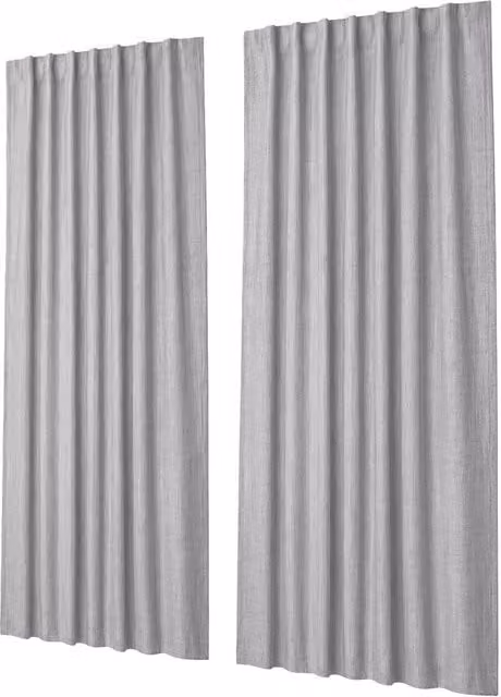 Marlow Grey 100% Blackout Thermal Insulated and Sound Dampening Curtains, Width: 117 cm, Drop: 137 cm
