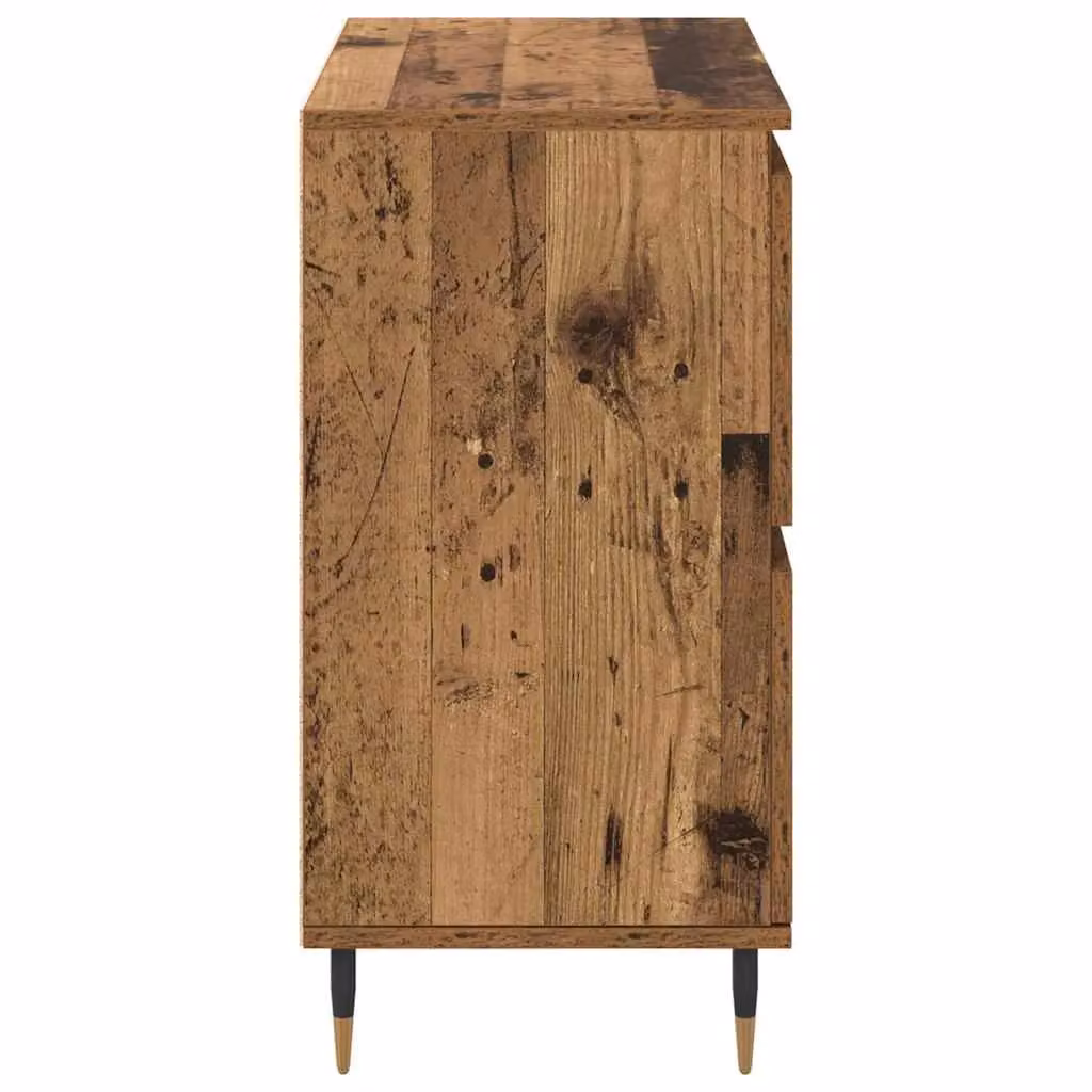 Berkfield Home Modern Sideboard with Storage Door in Brown, W: 60 cm, D: 35 cm, H: 70 cm – 3