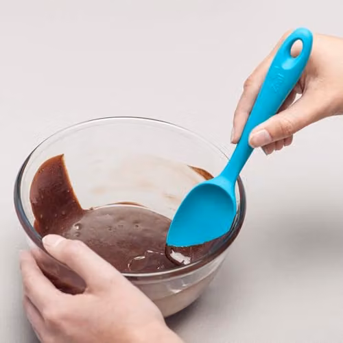 Zeal Silicone Spatula Spoon in Blue/Turquoise, 20cm – 4