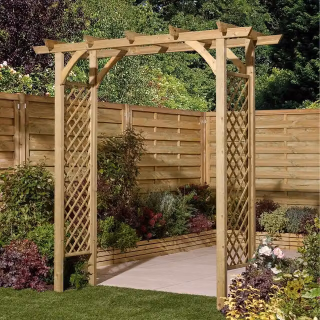 Rowlinson Broadway Arch in Natural Wood