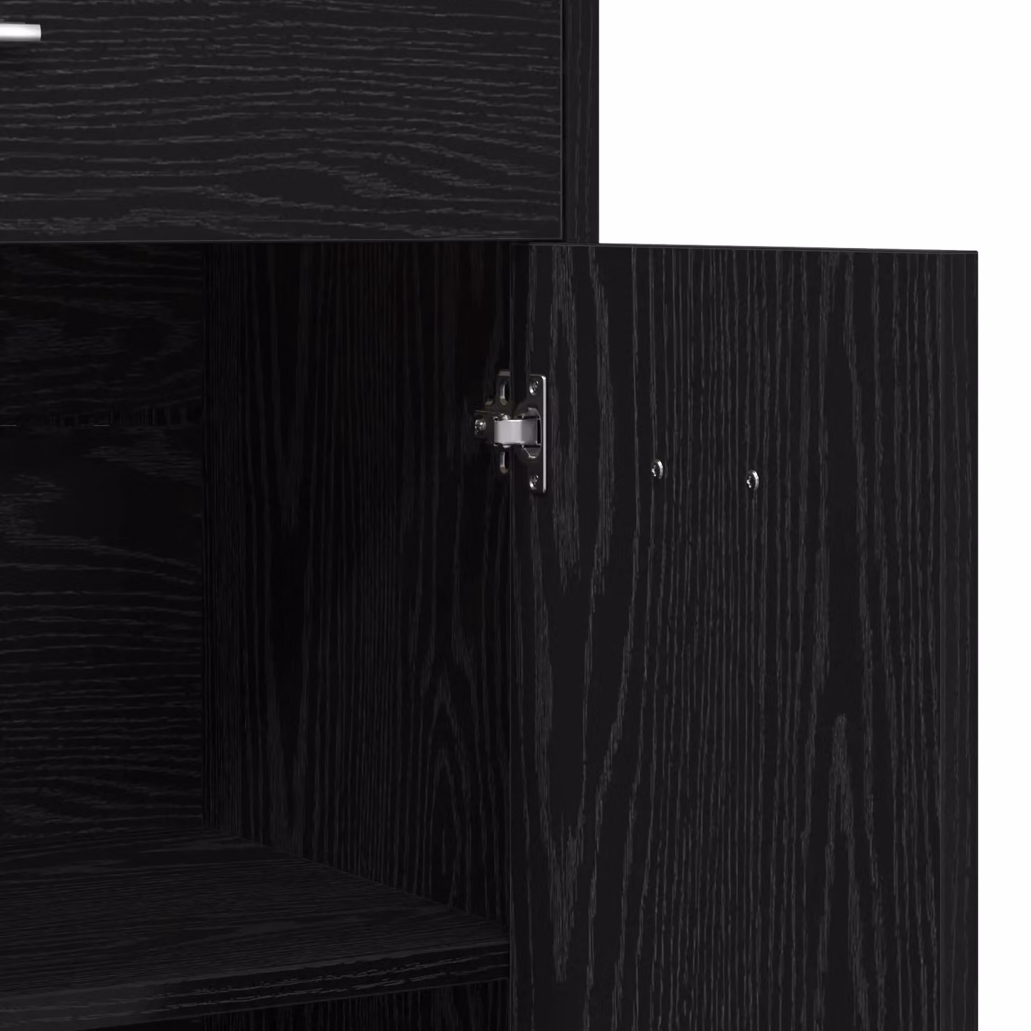 Berkfield Home Black Oak Bathroom Cabinet, W/D/H: 60 x 33 x 80 cm – 4