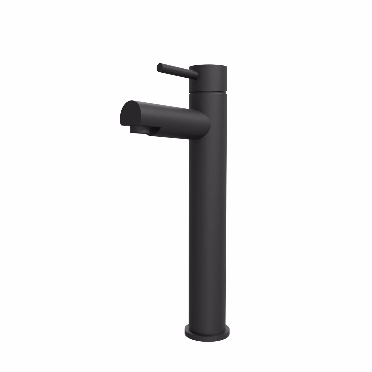 Nes Home Matte Black Modern Brass Tall Basin Mono Mixer Single Lever Tap – 3