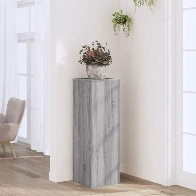 Berkfield Home Modern Grey Plant Stand W/D/H: 33 x 33 x 100 cm – 1