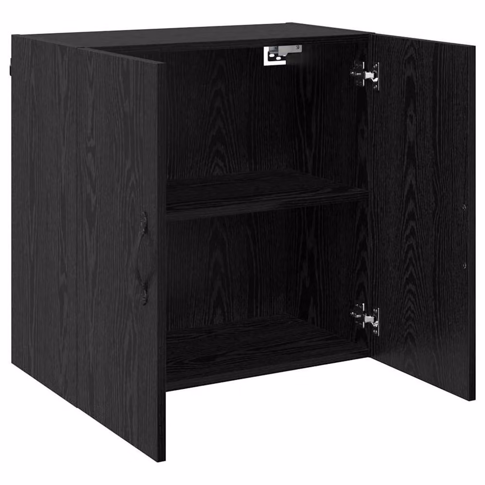 Berkfield Home Black Oak Wall Mounted Cabinet W/D/H: 60 x 31 x 60 cm – 4