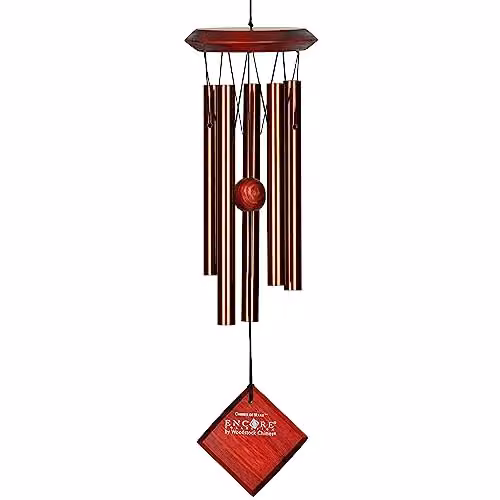 Woodstock Chimes Chimes of Mars Wind Chime in Bronze, H 43.18 cm x W 25.4 cm x D 25.4 cm – 1