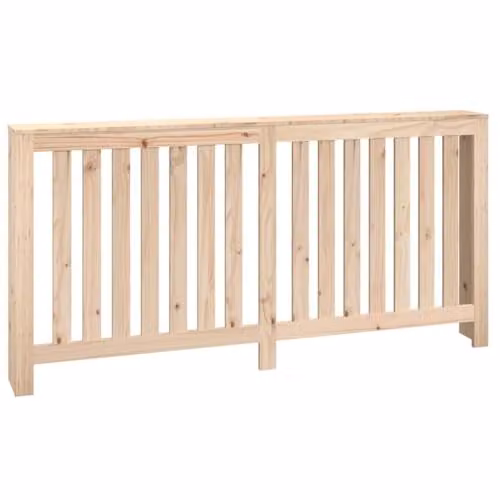 vidaXL Radiator Cover in Brown Solid Pine Wood, W/D/H: 169 x 19 x 84 cm