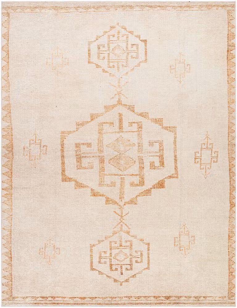Livabliss Solana-Global Becki Owens Vintage Rug in Orange and Beige, W: 160 cm, D: 215 cm