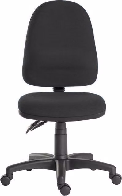 Teknik Ergo Twin Black Home Task Chair in Black Fabric