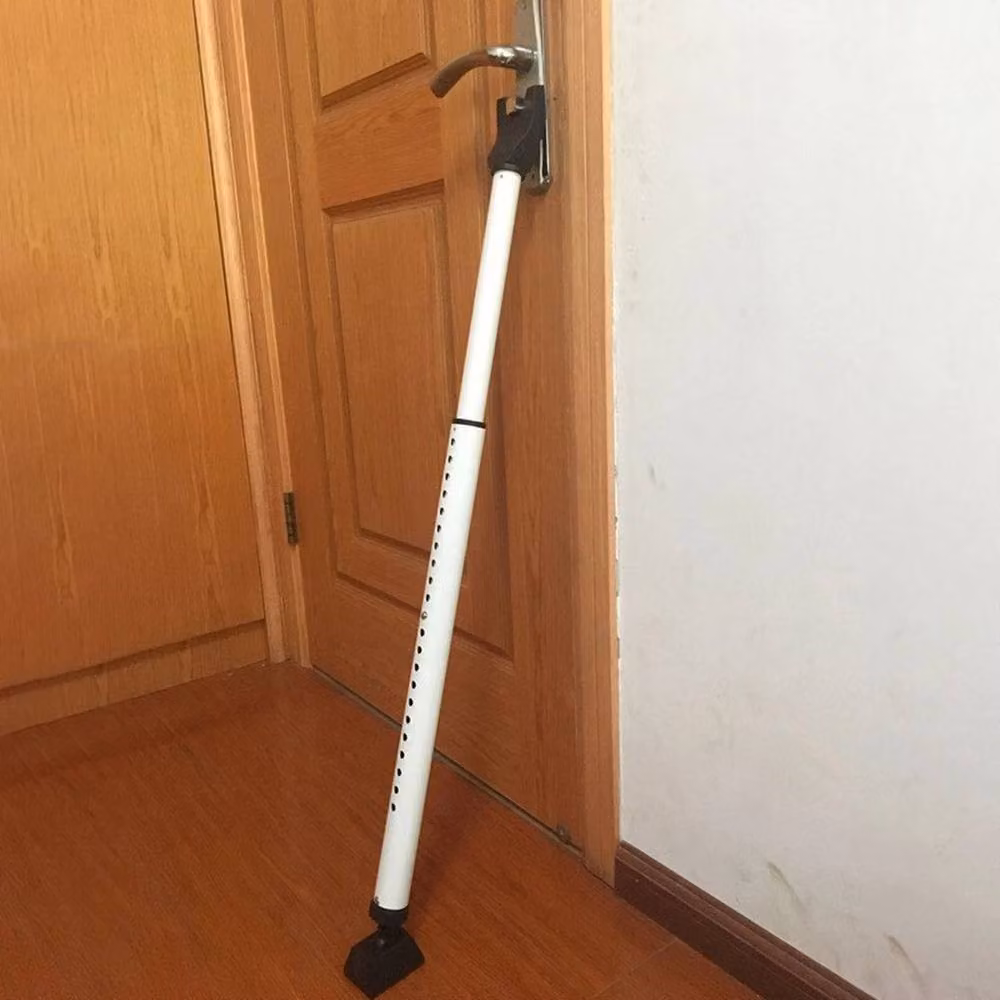 FLAVORA Adjustable Door Jammer Security Bar for Patio Doors, White, W/D/H: 1000 cm x 52 cm x 52 cm – 2