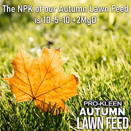 Pro-Kleen Autumn Lawn Feed Fertiliser, 5kg, NPK 10-5-10 + 2MgO Slow Release Formula – 4